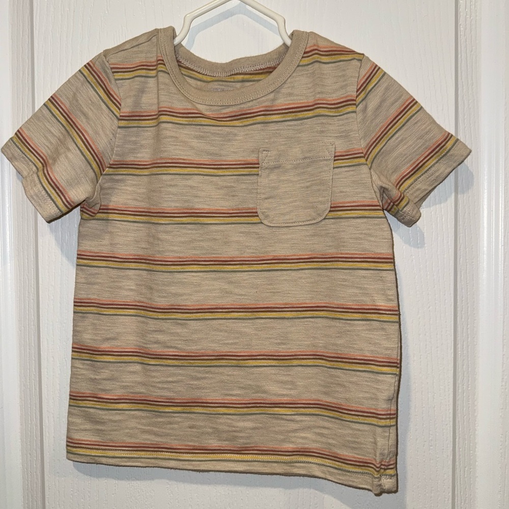 Garanimals Kids Tee with Multicolor Stripes